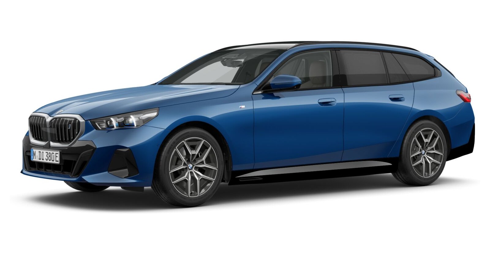 BMW BMW I in Blau von vorne BMW BMW I in Blau von vorne