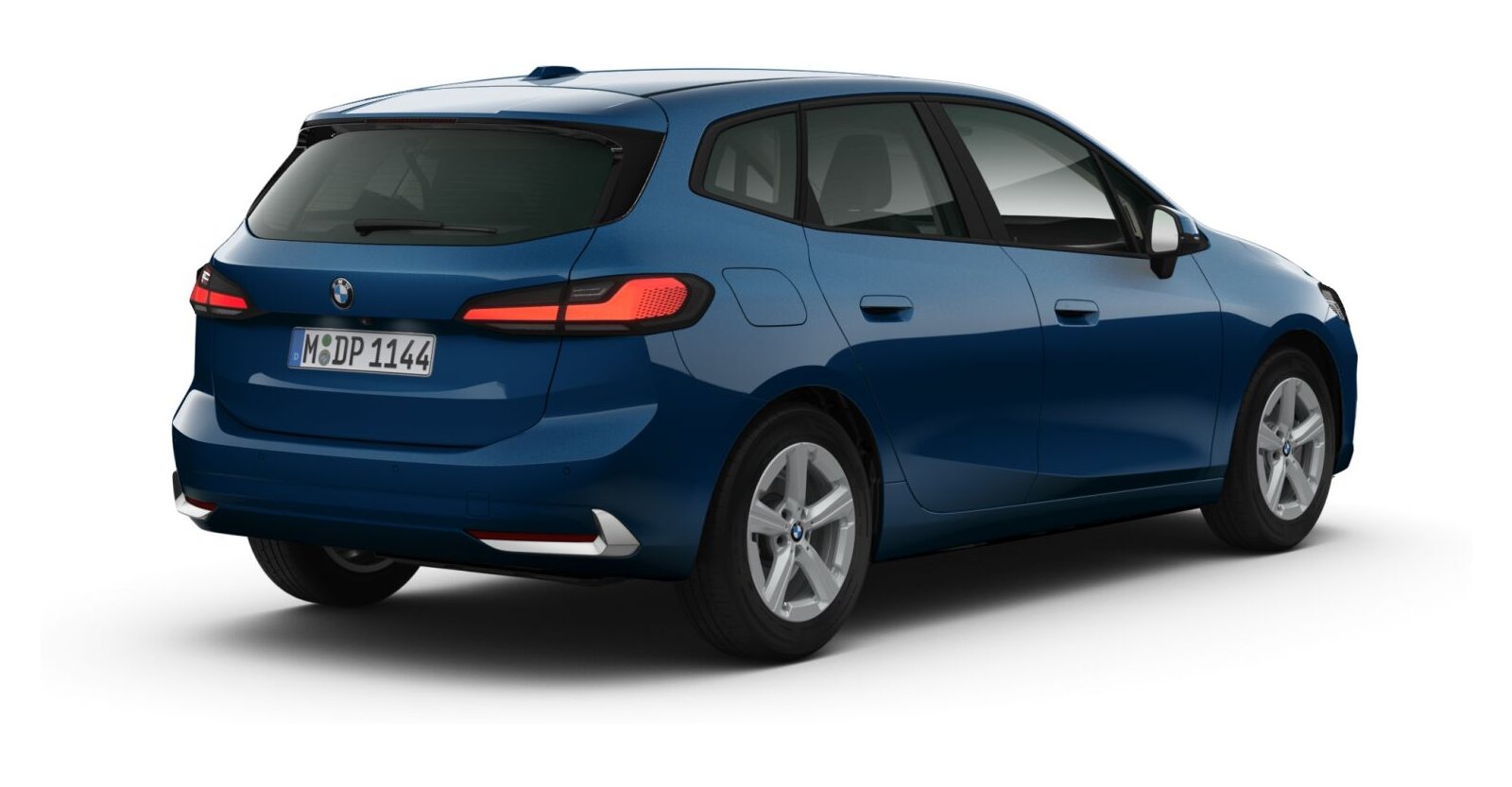 BMW BMW 2er in Blau von hinten BMW BMW 2er in Blau von hinten